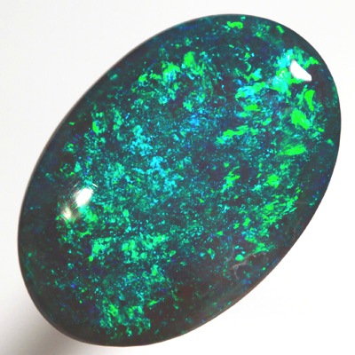 SOLID BLACK CRYSTAL OPAL Bright Floral Harlequin pattern SEE VIDEO
